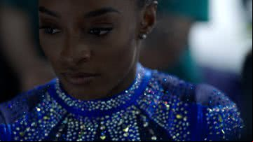 Cena de 'O Retorno de Simone Biles' - Netflix