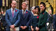 Príncipe William, príncipe Harry, Meghan Markle e Kate Middleton - Getty Images