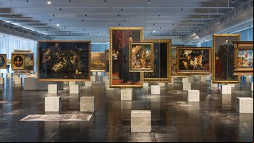 Cavaletes de Lina Bo Bardi ficavam expostos em seção do Masp - Reprodução