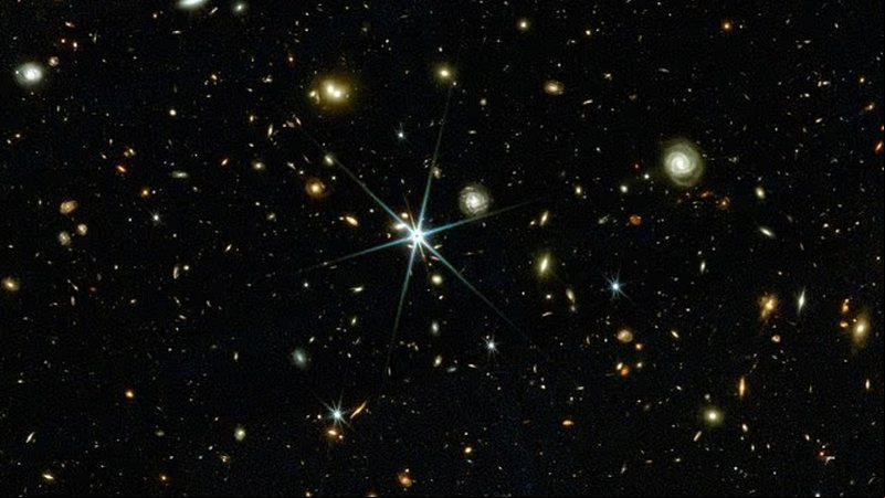 Mapa interativo criado permite exploração de quase 800 mil galáxias - Reprodução/COSMOS-Web collaboration