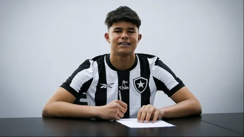 Bruninho Samudio - Reprodução/Botafogo