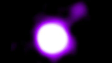 Jato de energia de buraco negro foi registrado graças ao telescópio Chandra - Divulgação/NASA