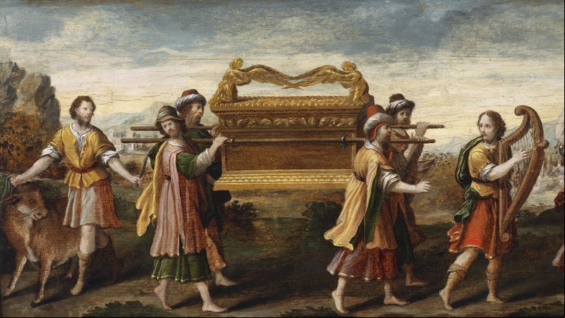 Pintura 'Rei Davi carregando a Arca da Aliança para Jerusalém' - Getty Images