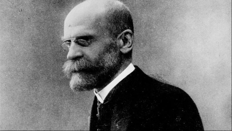Retrato de Émile Durkheim - Autor Desconhecido / Domínio Público / Wikimedia Commons