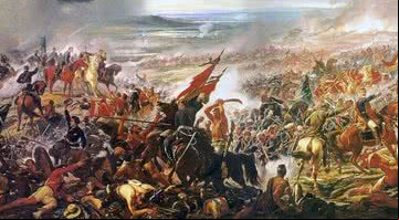 Obra de Pedro Américo retrata a Batalha do Avaí, ocorrida durante a Guerra do Paraguai - Domínio Público / Wikimedia Commons