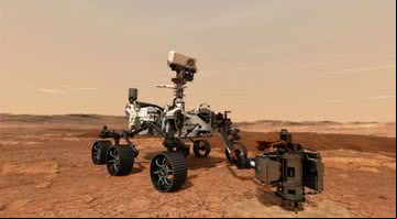 Rover Perseverance em Marte - Divulgação / NASA / JPL-Caltech