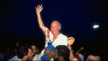 Mário Zagallo em 28 de outubro de 1989 - Getty Images